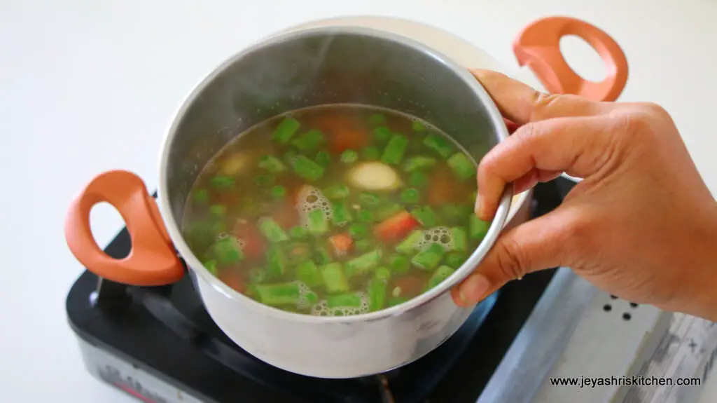 millet vegetable soup