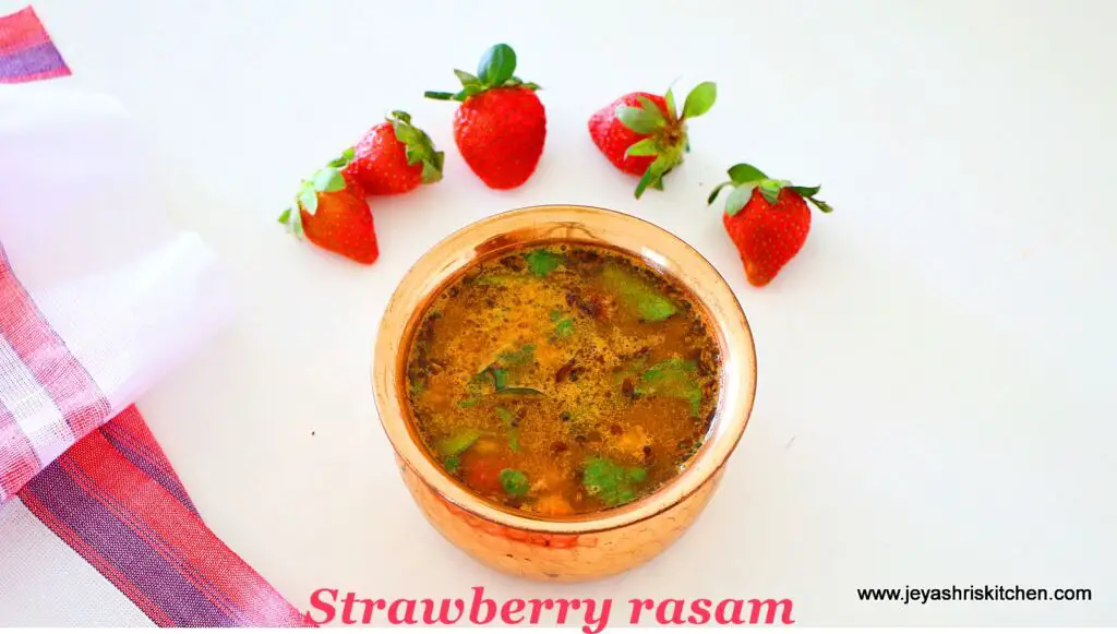 strawberry rasam recipe