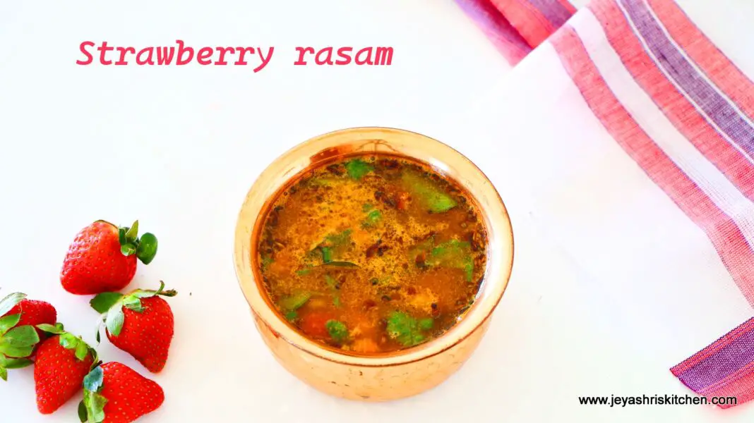 strawberry rasam recipe