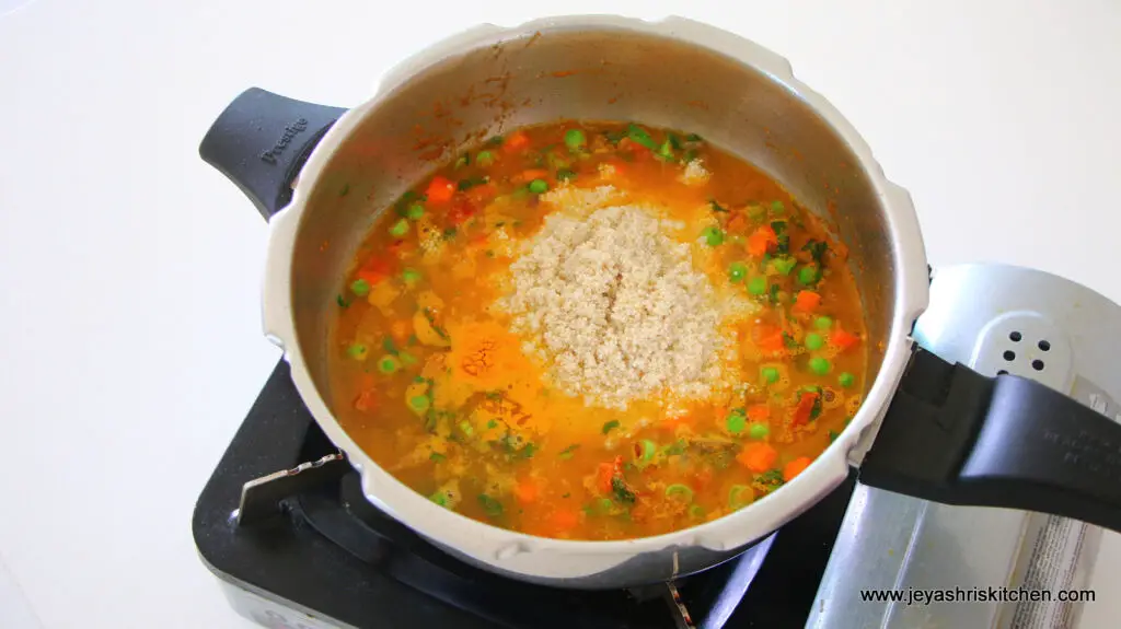 millet veg biryani