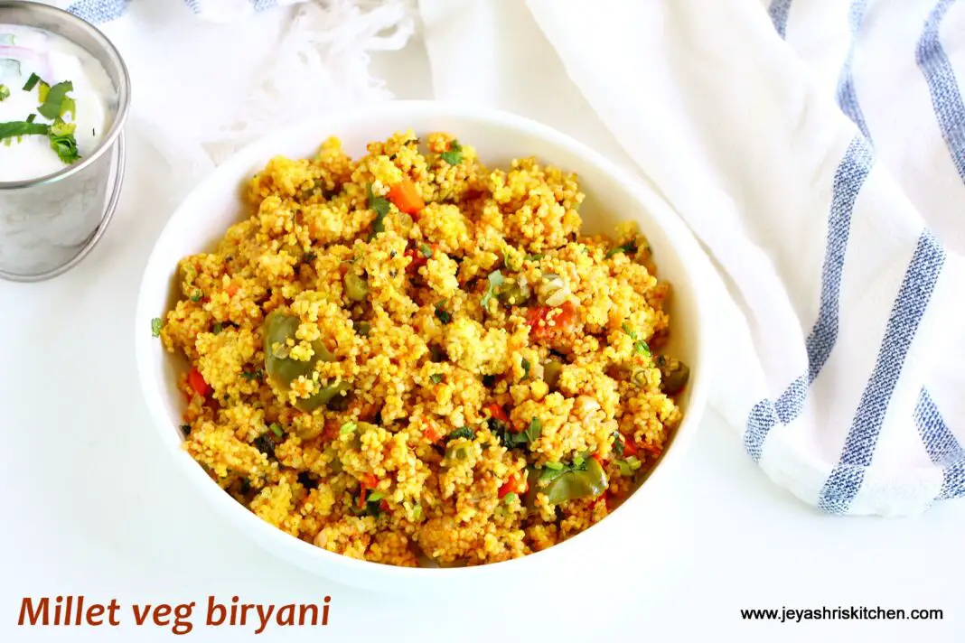 Millet biryani