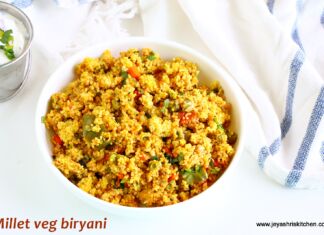 Millet Veg biryani recipe Millet biryani