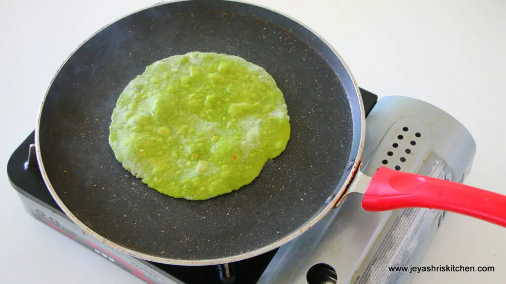 peas chapati