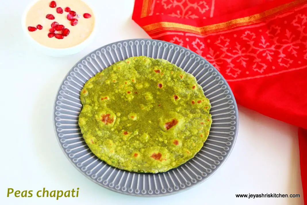 peas-chapati recipe