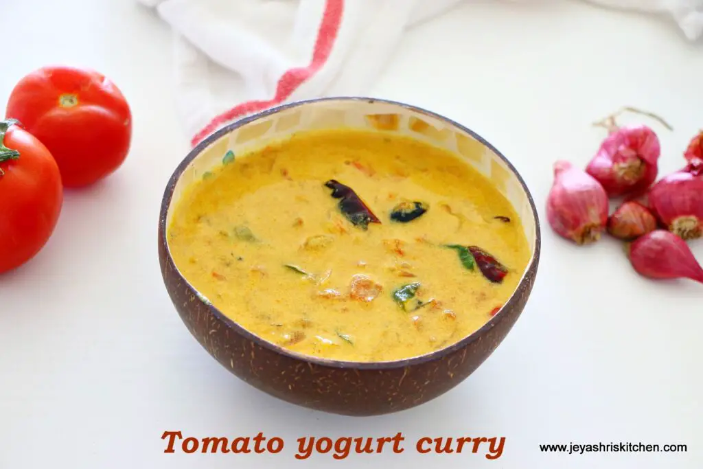 Tomato yogurt curry