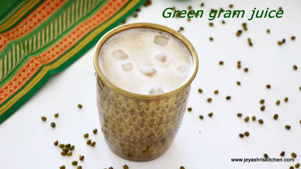 green gram juice