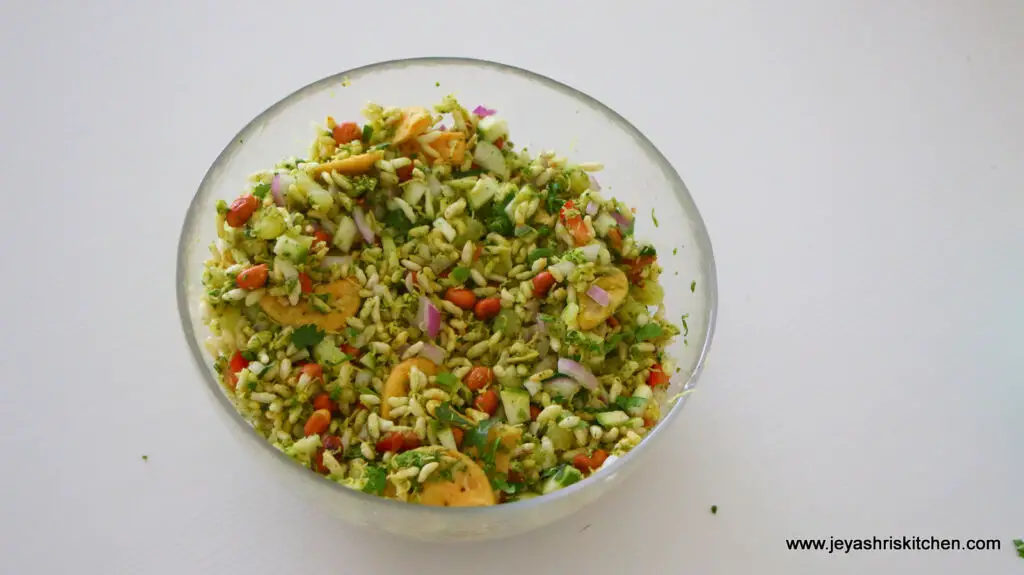 Dry bhel puri