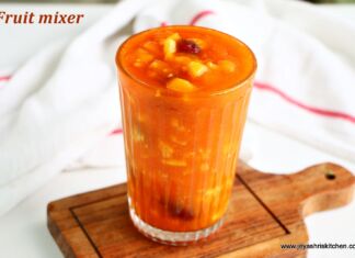 Madurai-style fruit mixer recipe Fruit mixer juice