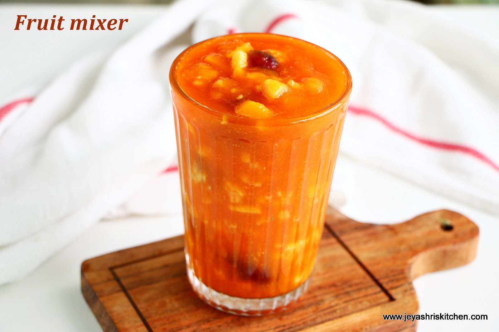 Madurai-style fruit mixer recipe - Jeyashri's Kitchen