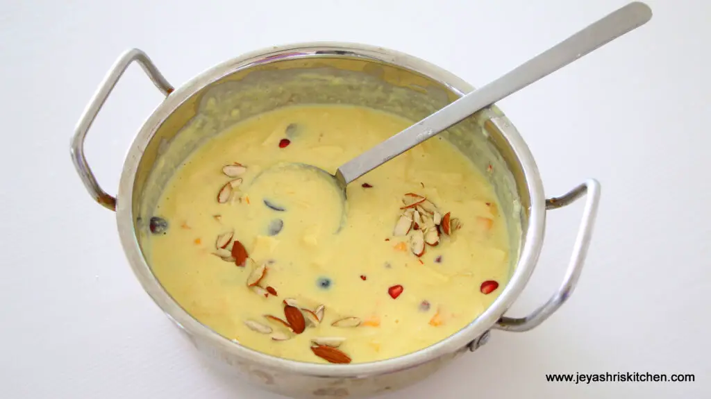 Chettinad pazha payasam