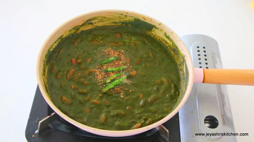 palak rajma masala 