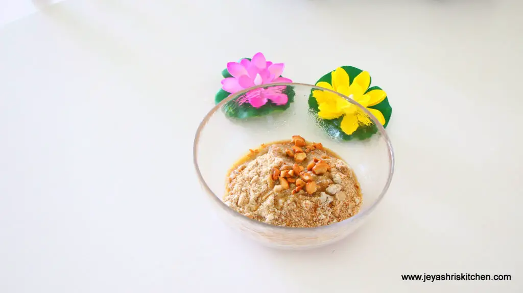 Aval ladoo with jaggery