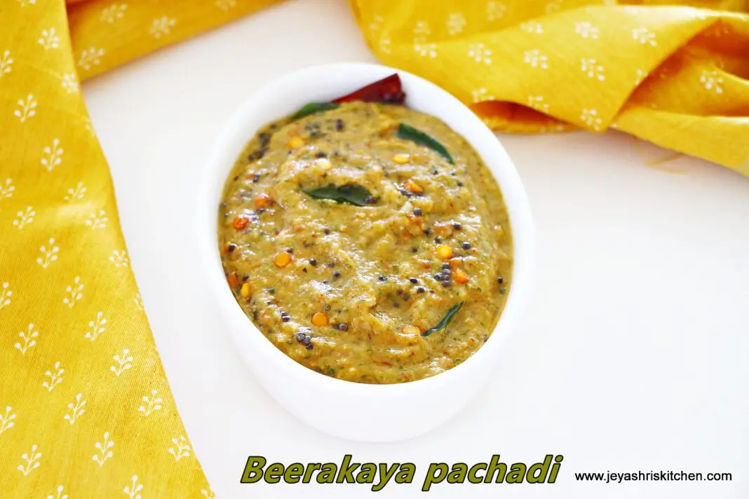 Beerakaya pachadi