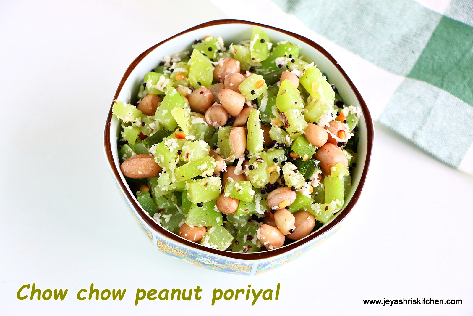 chow chow peanut poriyal