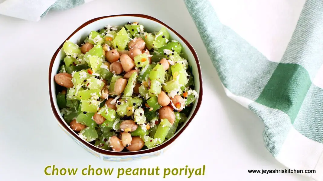 chow chow peanut poriyal