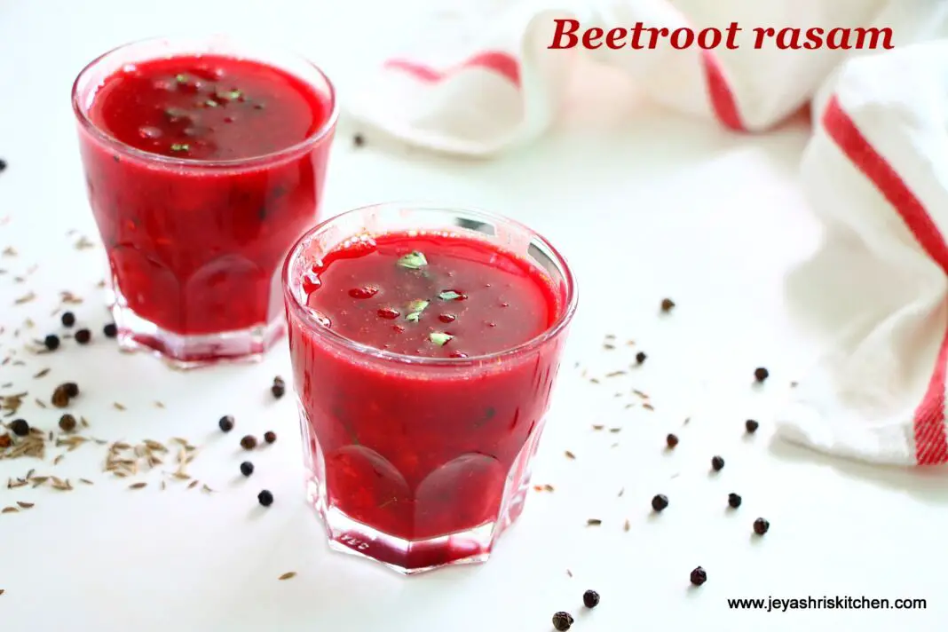 Beetroot rasam