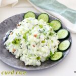Cucumber curd rice