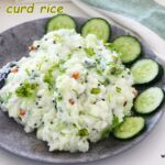 Cucumber curd rice