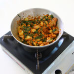 doublebeans spinach stir fry