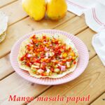 mango masala papad recipe
