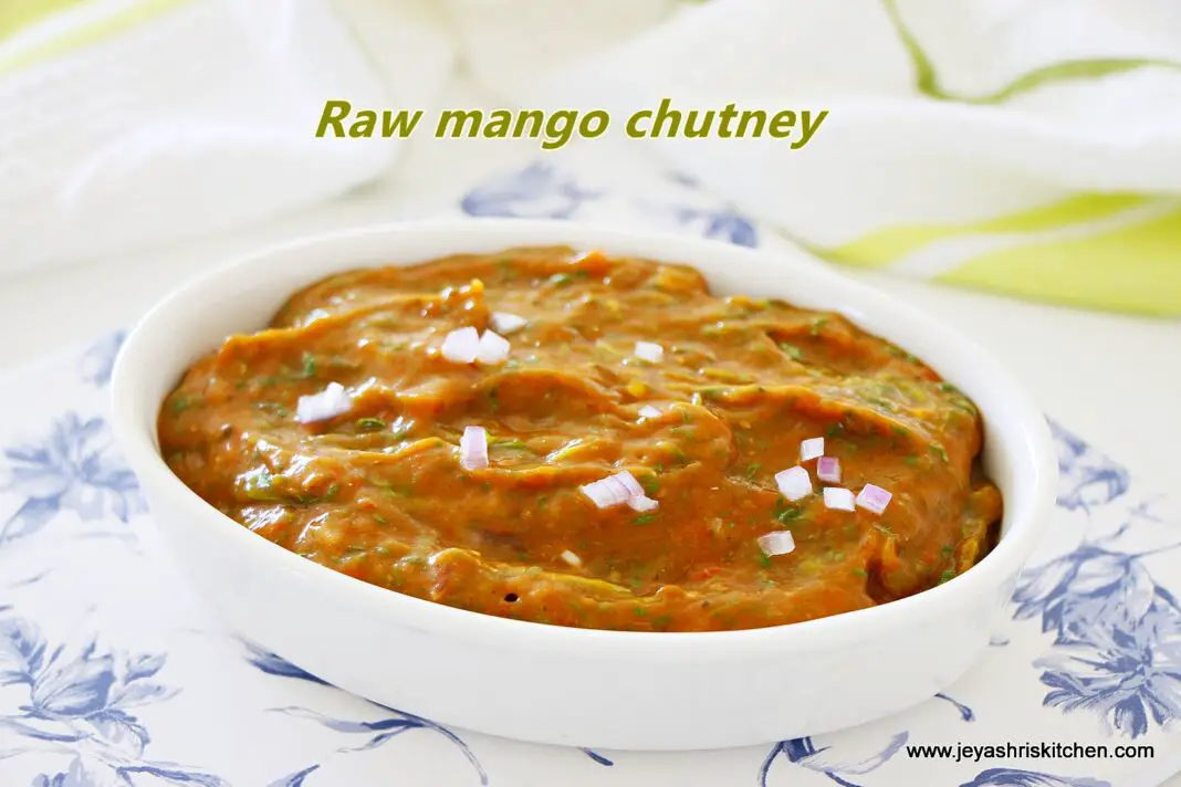 Raw mango chutney