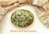 Vazhaithandu peas poriyal Banana stem peas poriyal